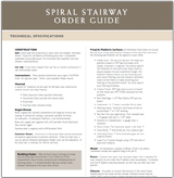 Spiral Stairs Order Guide